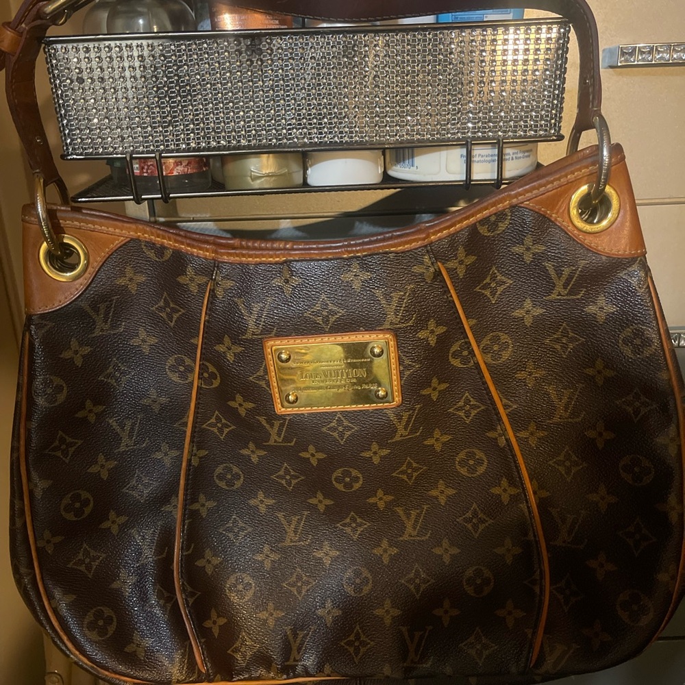 Louis Vuitton Brown and Tan Monogram Tote